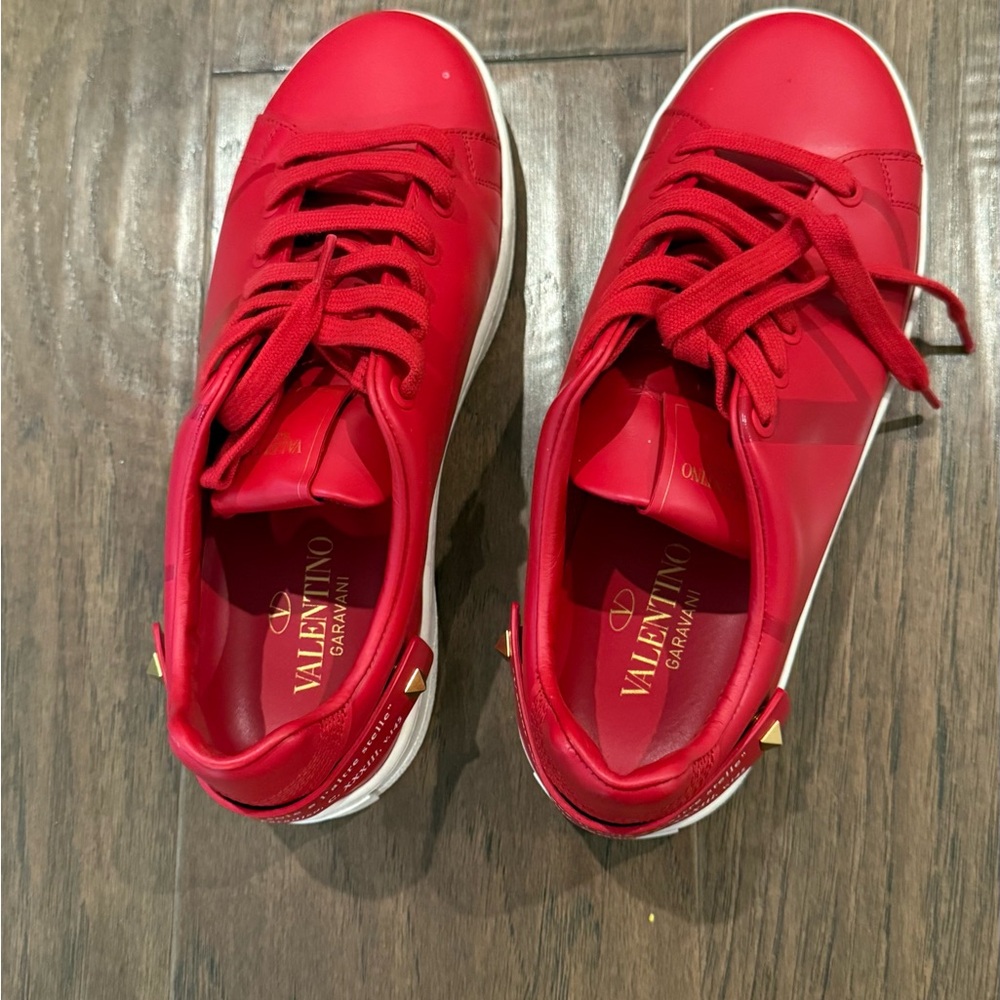 Valentino Women's Bold Red Sneakers